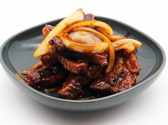 K39A Fried Pork  Chop & Onion with Sweet & Sour Sauce 京都豬扒